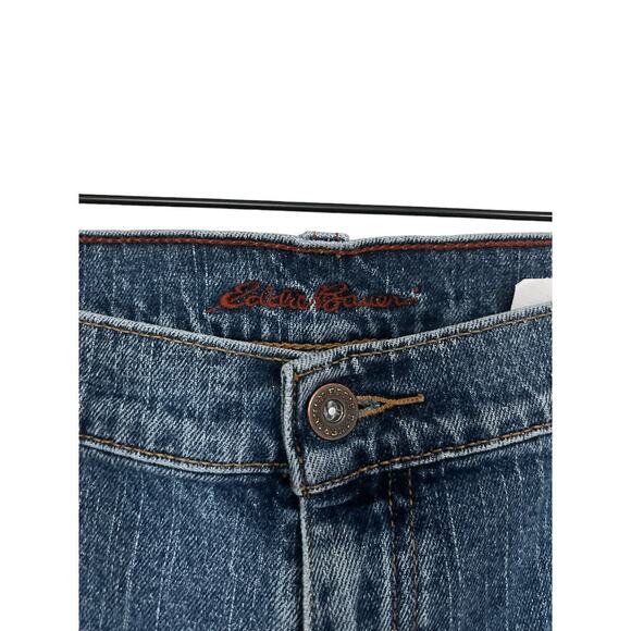 Eddie Bauer Womens Stretch Boot Cut Denim Jeans Size 10 Petite - Picture 2 of 7